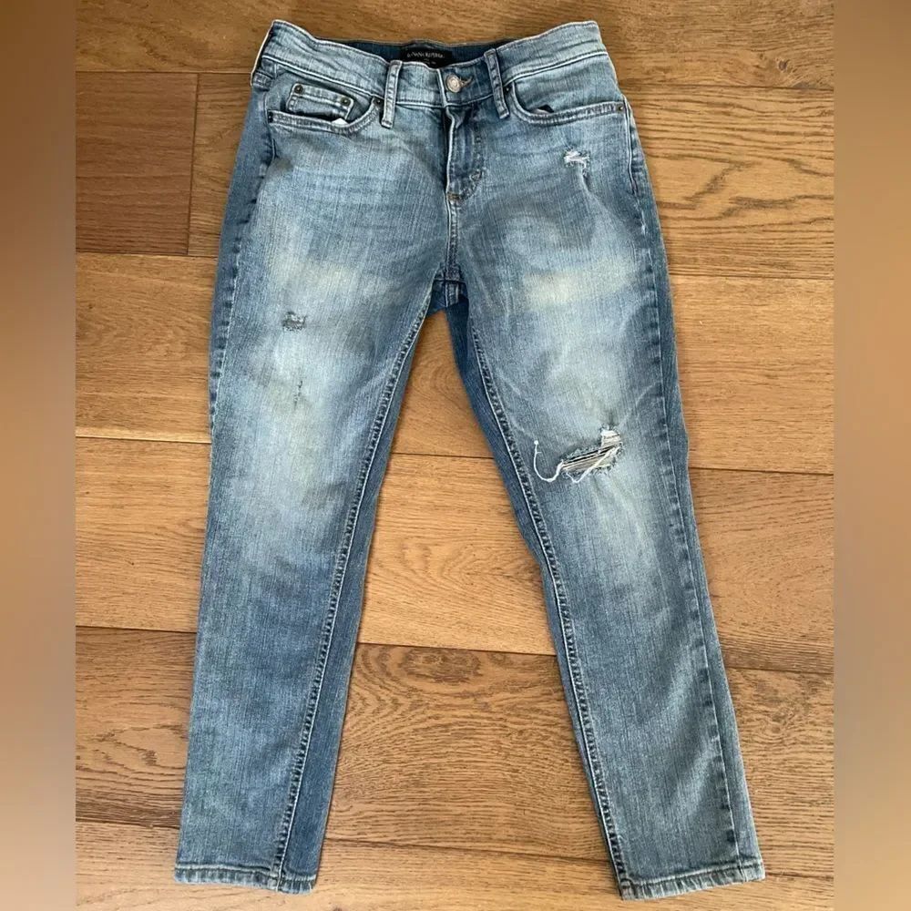 Banana Republic Brushed Blue Girlfriend Jean